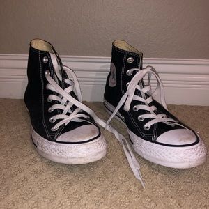 black high top converse